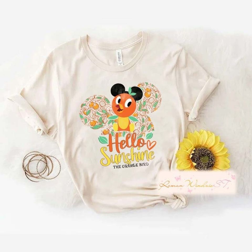Vintage Disney Orange Bird Shirt, Hello Sunshine shirt, Disney Bird Shirt, Epcot Festival 2023 shirt, Disney Epcot shirt