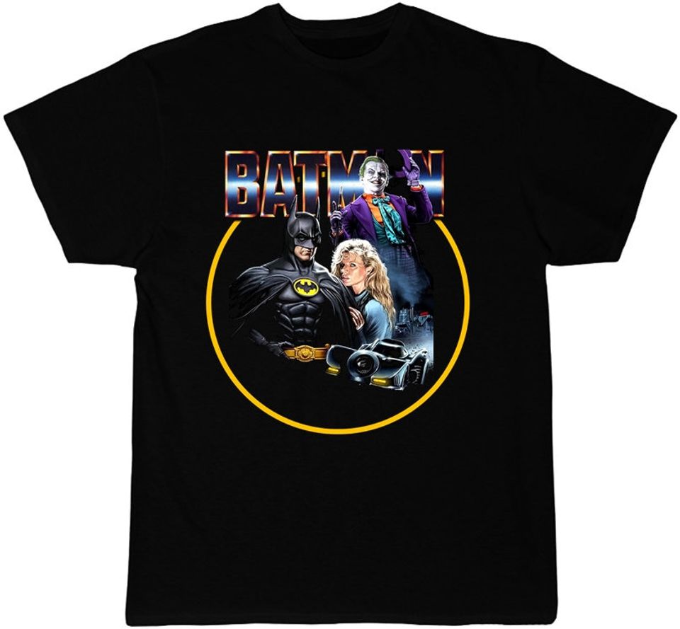 Batman T Shirt - Michael Keaton - Jack Nicholson