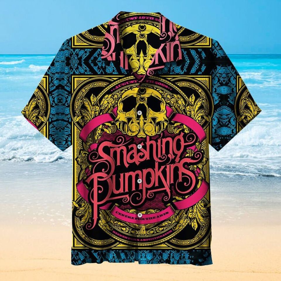 The Smashing Pumpkins 3D All Printed Hawaiian Shirt, Summer Vacation Hawaiian Shirt