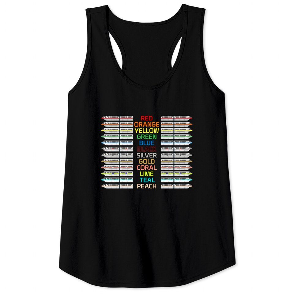 Monorail Colors - Monorail - Tank Tops