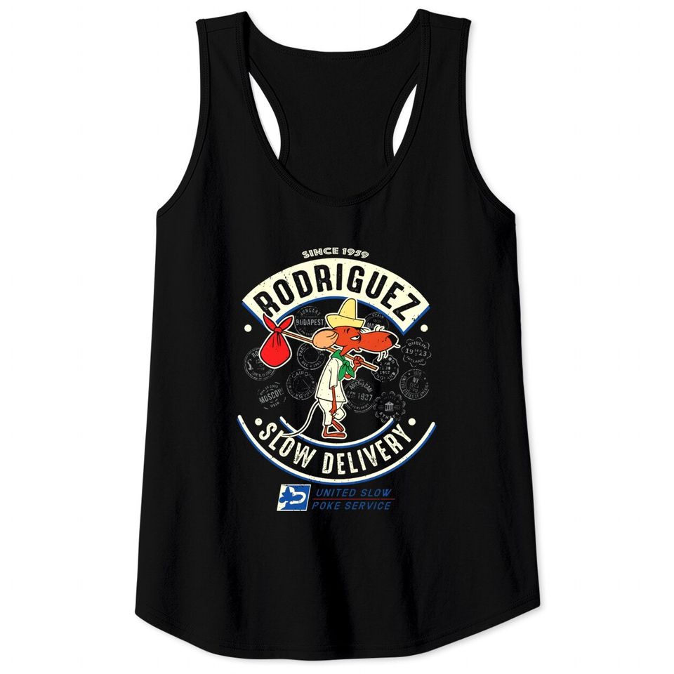 Slowpoke Rodriguez Postal Service Softstyle Tank Tops
