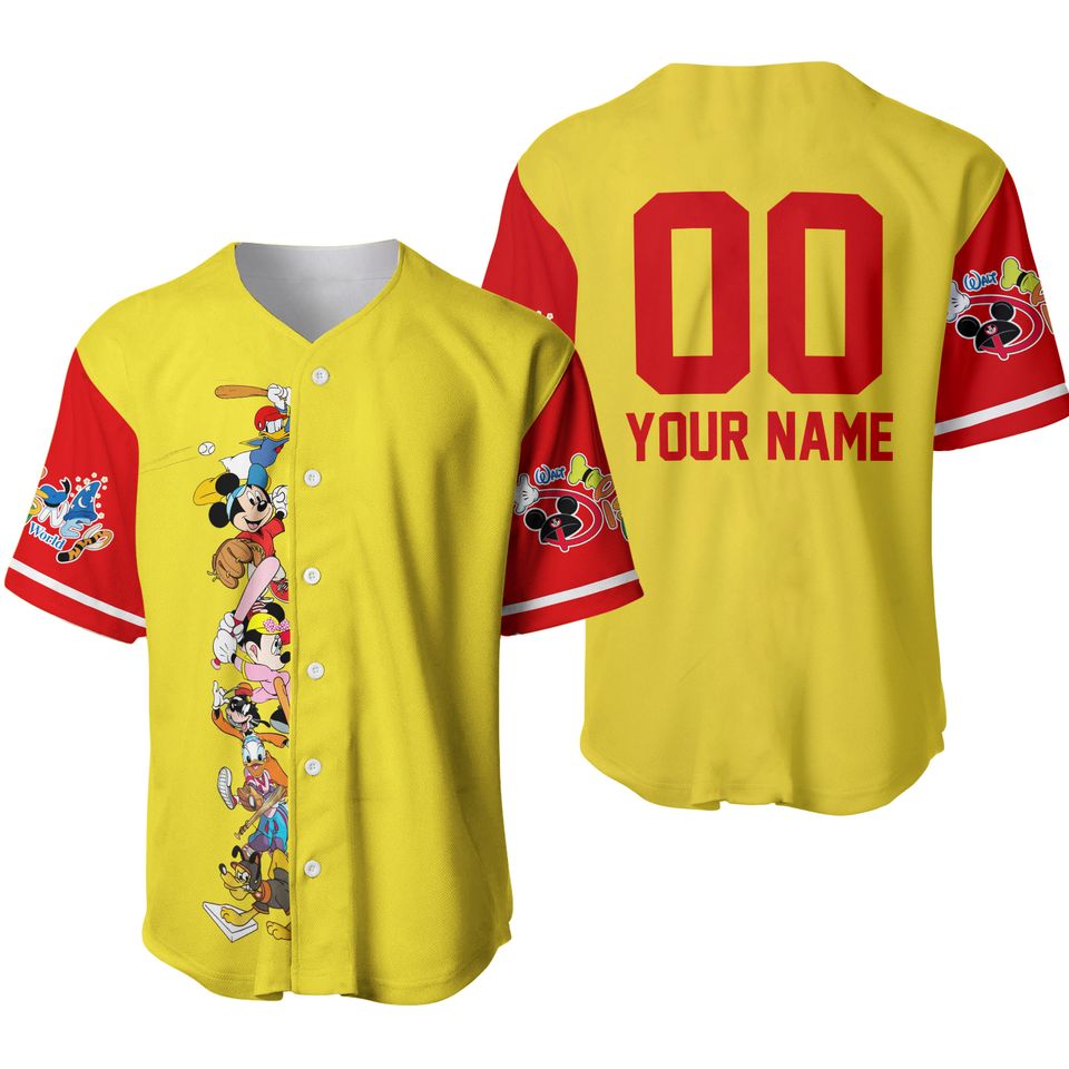 Custom Disney Baseball Jersey
