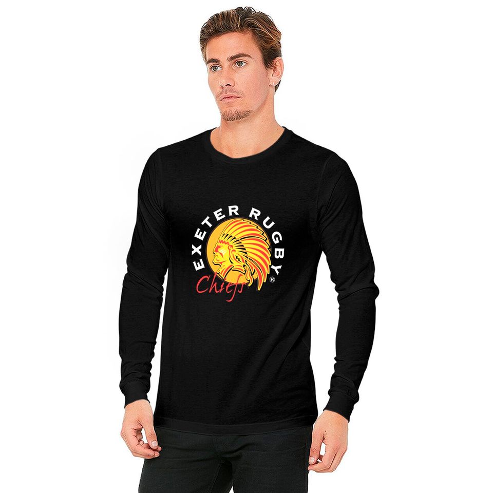 Exeter Chiefs Rugby mascot logo Long Sleeves