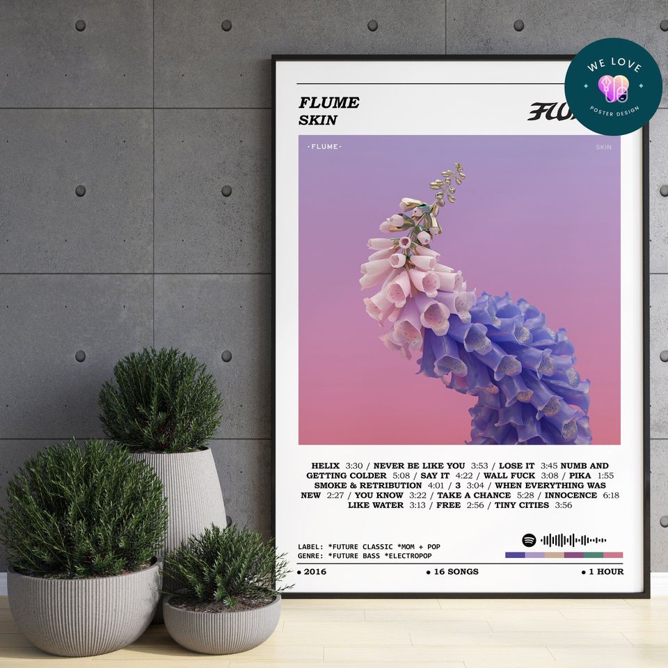 Flume - Skin Album Poster / Flume Poster