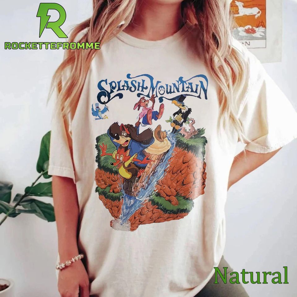 Retro Disneyland Splash Mountain Shirt