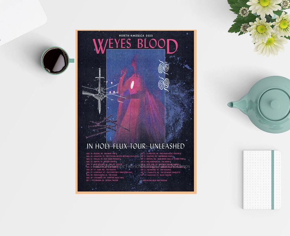 Weyes Blood North America 2023 Poster