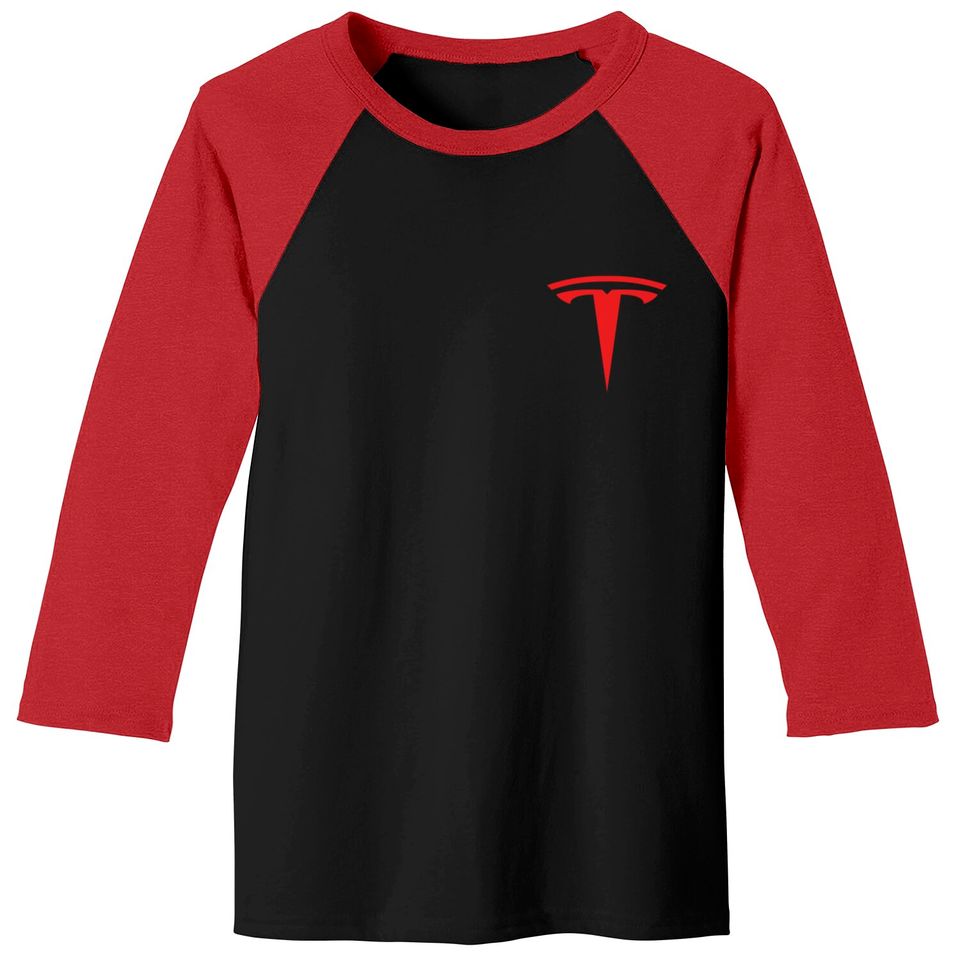 Tesla Tesla Logo Baseball Tees | Tesla Customized Unisex Baseball Tees | Tesla Lover Gift