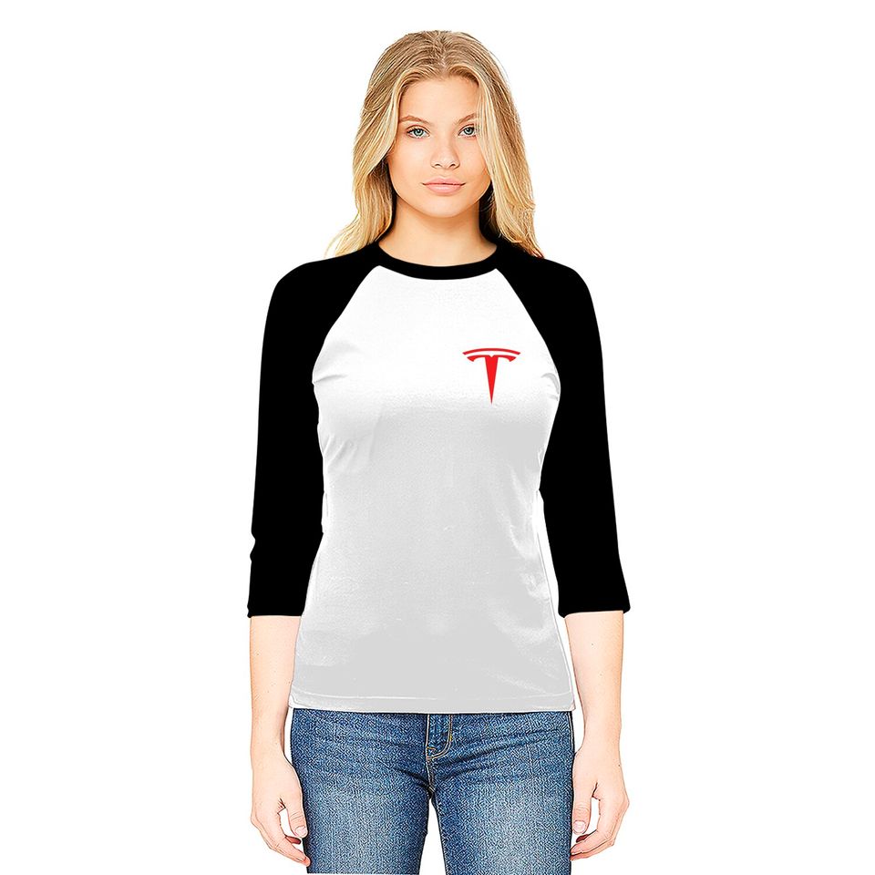 Tesla Tesla Logo Baseball Tees | Tesla Customized Unisex Baseball Tees | Tesla Lover Gift
