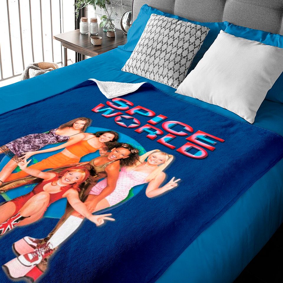 Spice Girls Baby Blankets | Spice World Baby Blankets | Spice Girls Graphic Baby Blankets