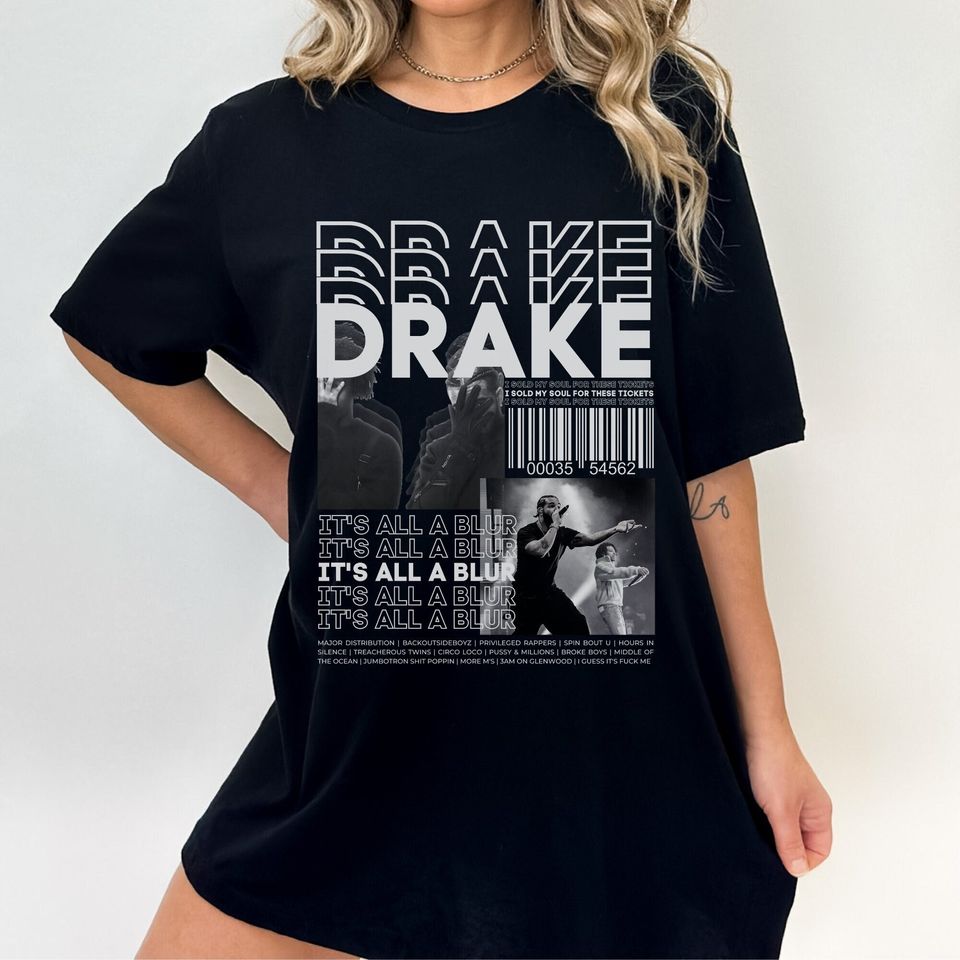 Drake Graphic Tee, It's All A Blur Tour T-Shirt, Her Loss Vintage Shirt, Drake And 21 Graphic Tee