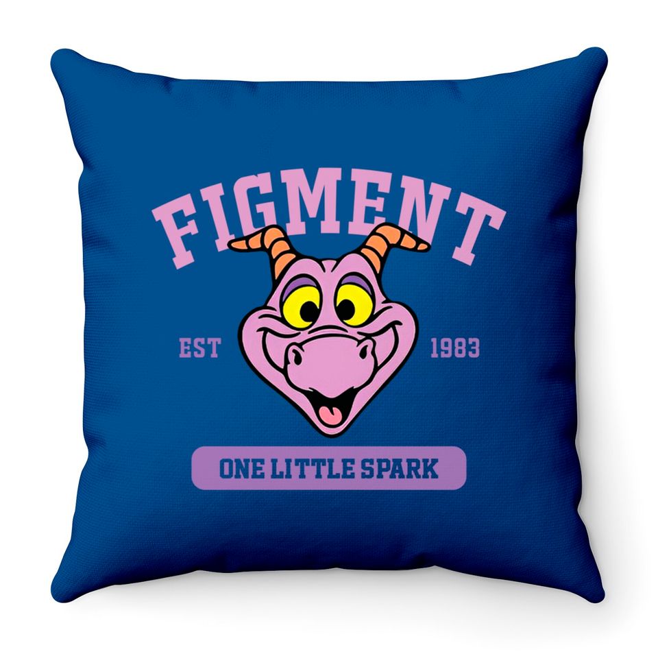 Disney Figment Throw Pillows, Epcot Figment Throw Pillows