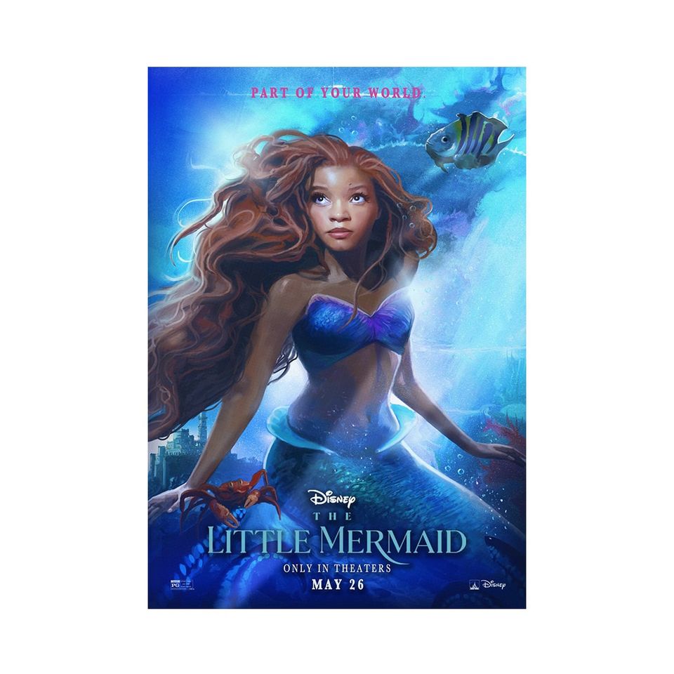 The Little Mermaid Poster Movie 2023