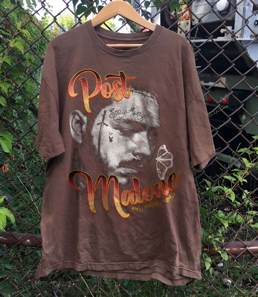 Vintage Post Malone Shirt, Retro 90s Post Malone Rapper Tee