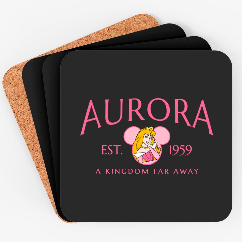 Disney Princess Coasters, Princess Aurora Coasters, Sleeping Beauty