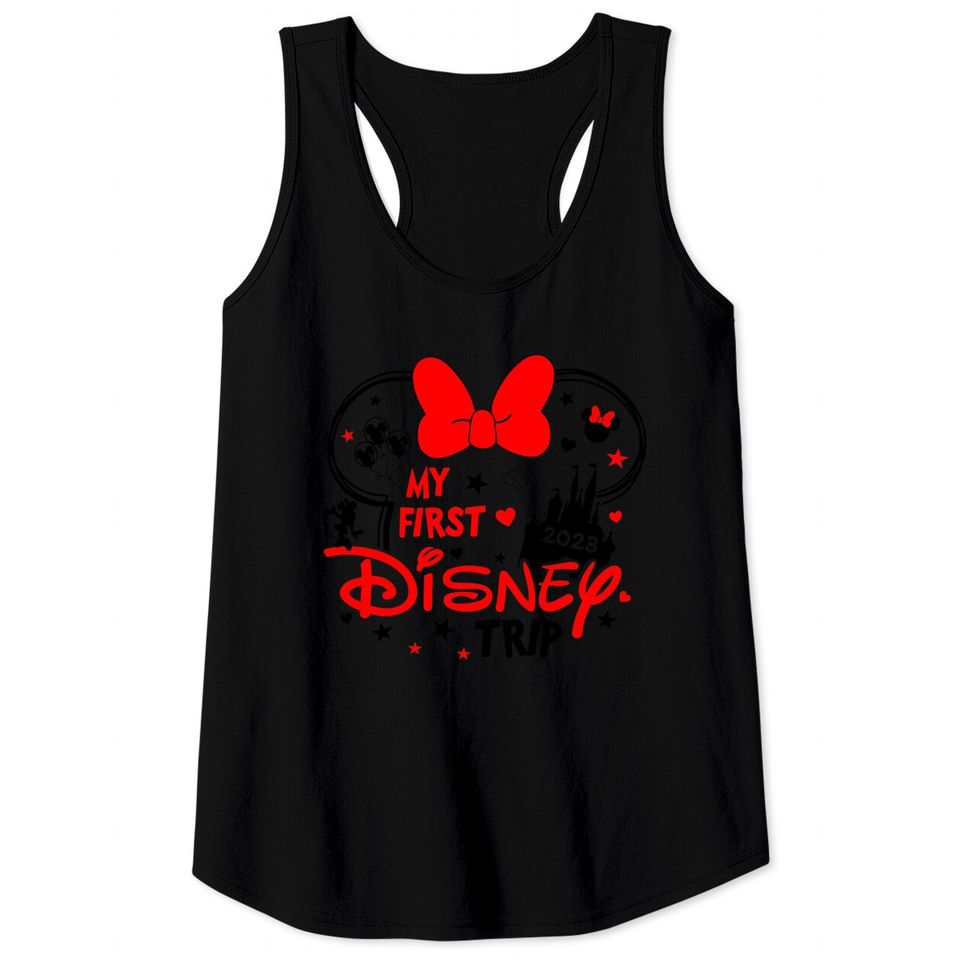 My First Disney Trip Minnie Mouse - Disney Trip Tank Tops