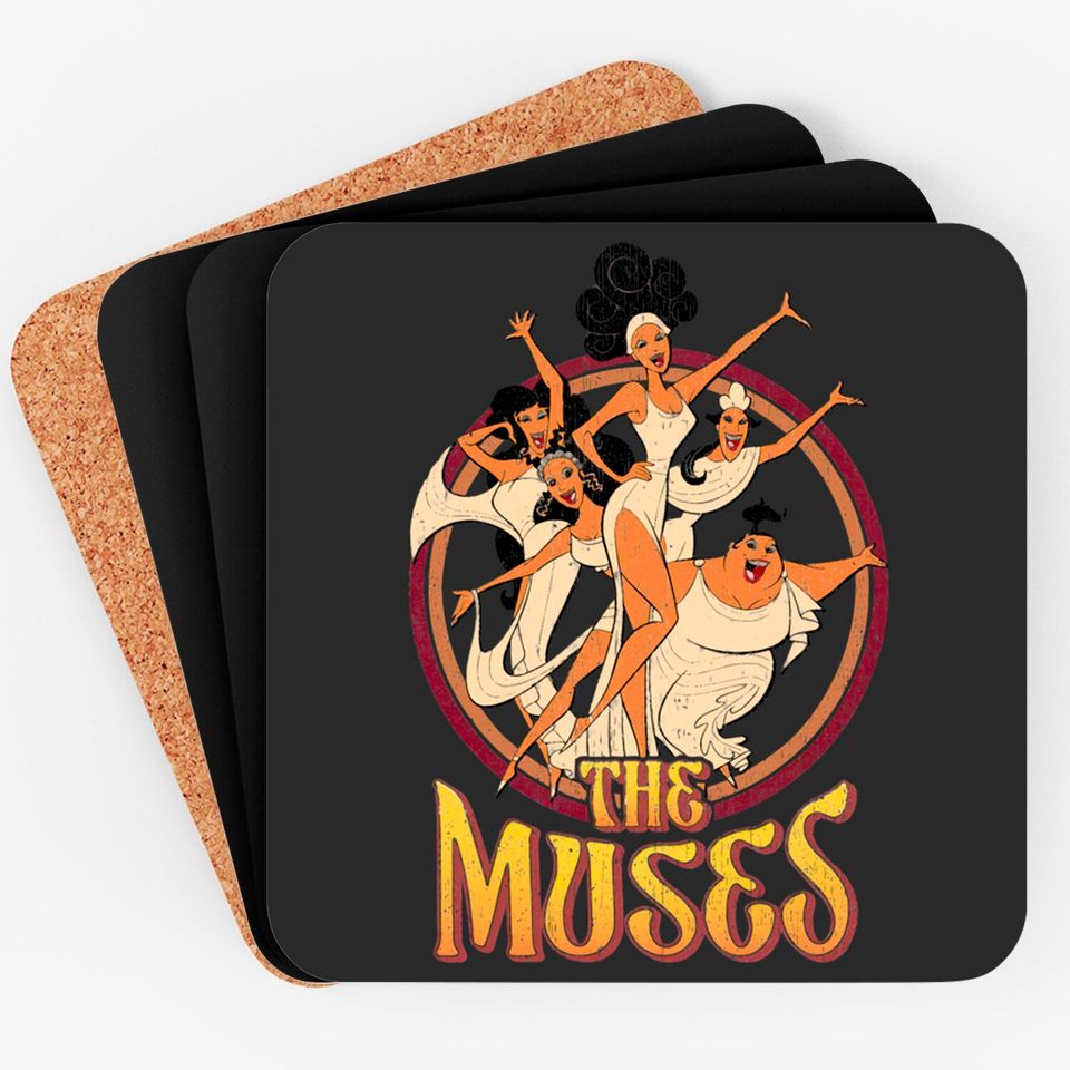 Retro 90s Disney Diva The Muses Hercules Coasters
