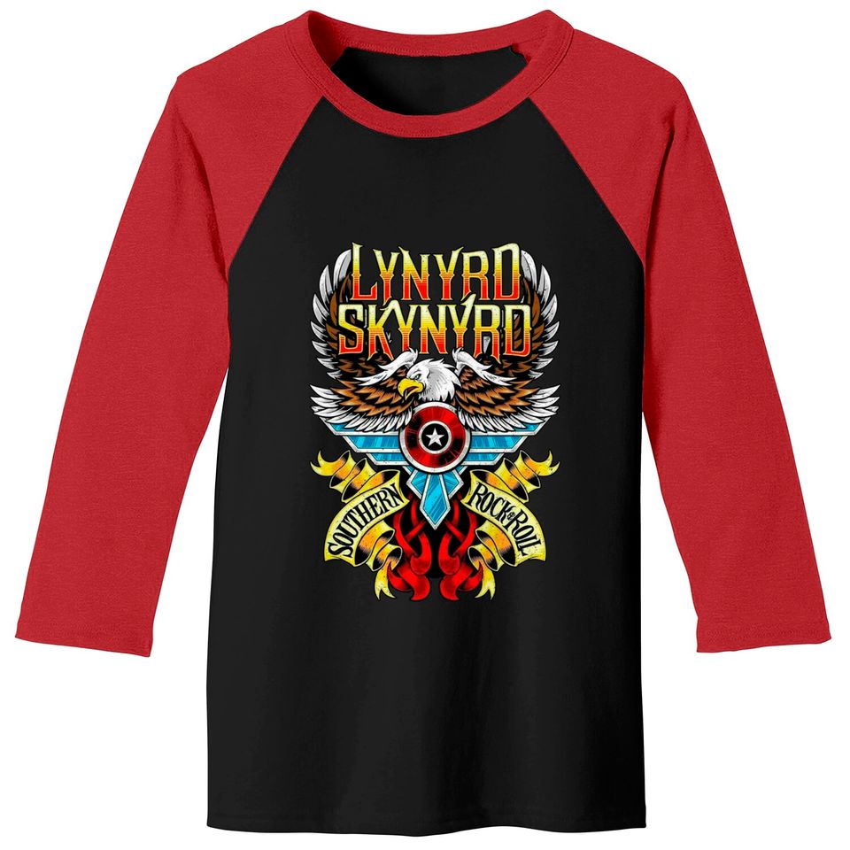 Lynyrd Skynyrd Unisex Baseball Tees: Southern Rock & Roll