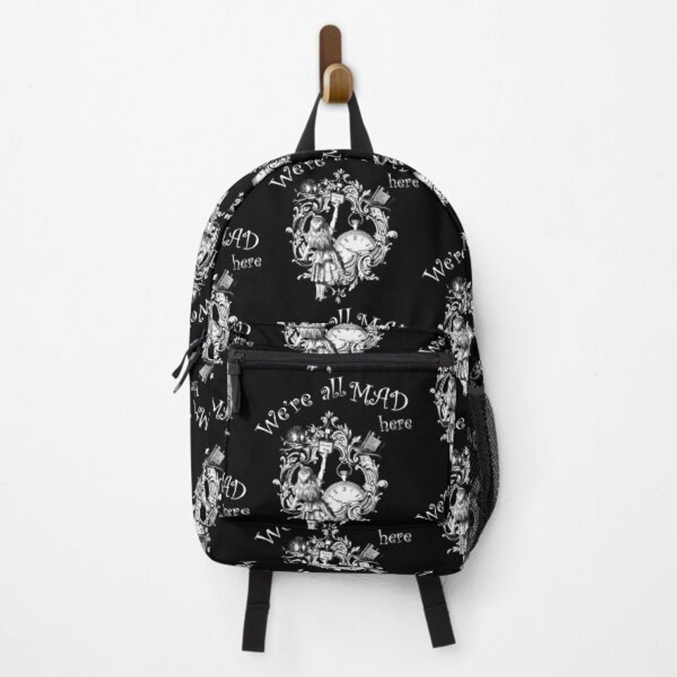 Alice in Wonderland - "We're All Mad here" Backpack