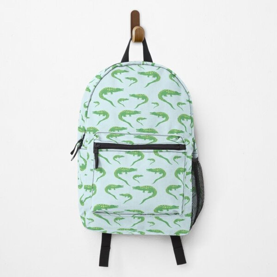 Green Alligator Backpack