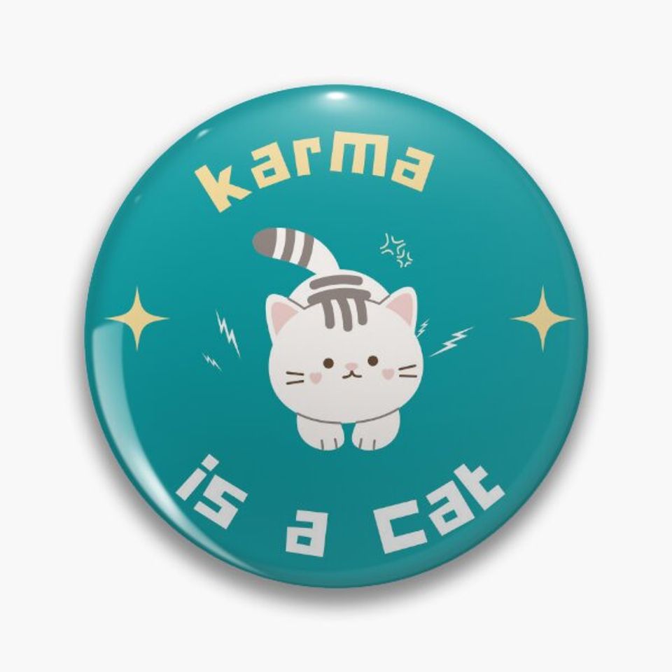 Karma by Taylor Pin Button