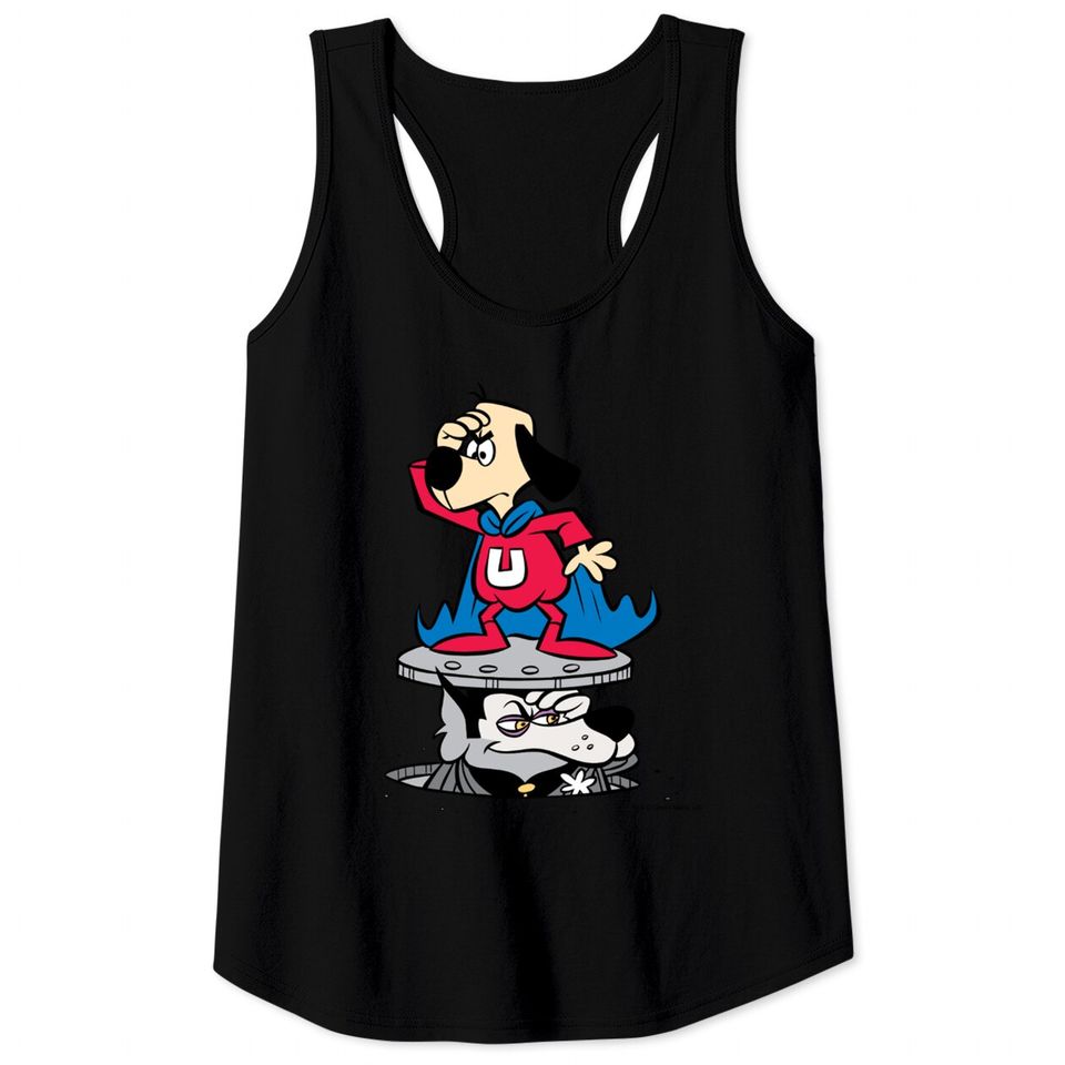Underdog | Underdog & Riff Raff On Look-Out Tank Tops