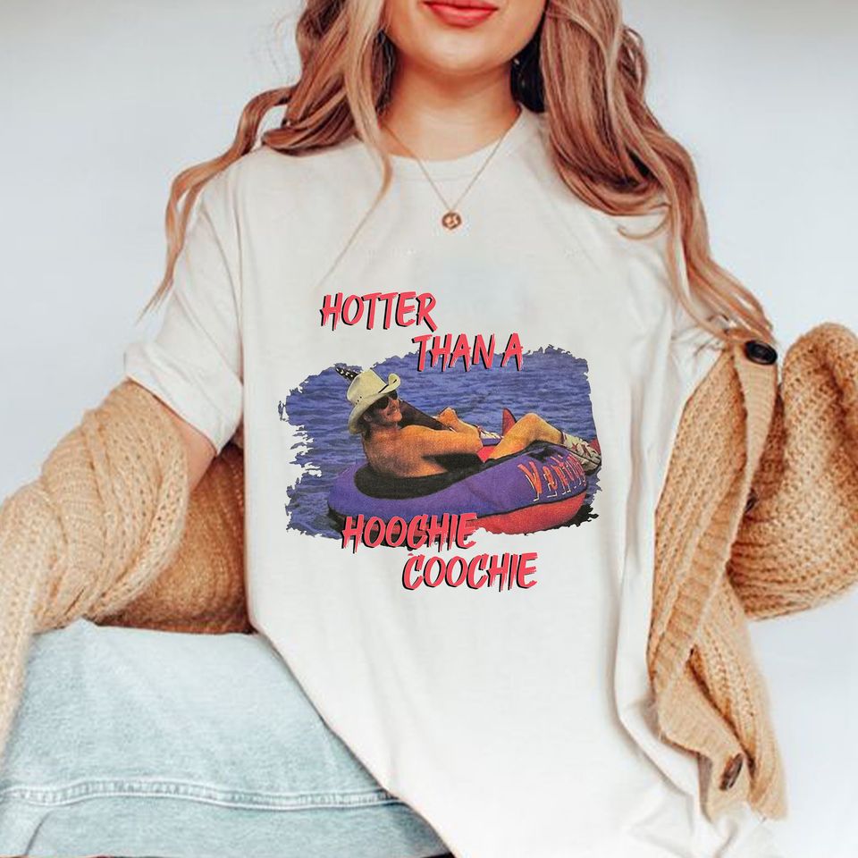Hotter Than A Hoochie Coochie Chattahoochee Alan Jackson Vintage Retro Shirt