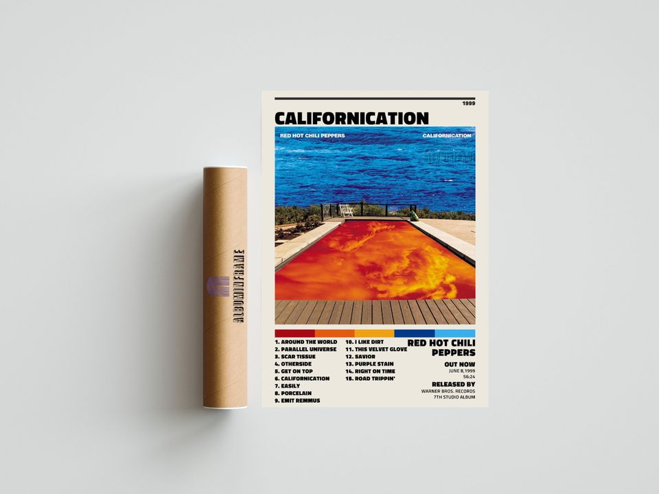 Red Hot Chili Peppers - Californiation Album Cover Poster