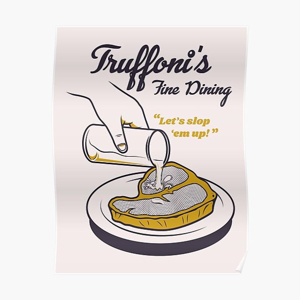 Sloppy Steaks at Truffoni's Premium Matte Vertical Poster