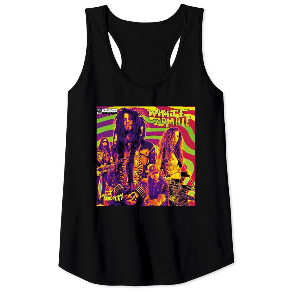 White zombie Tank Tops