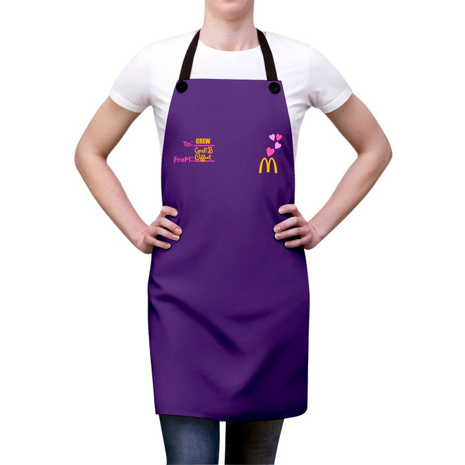 McDonalds To Crew From Cardi B Offset Aprons