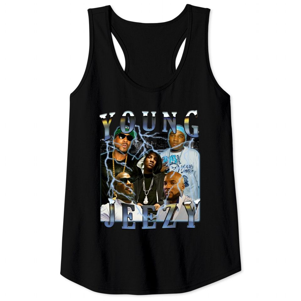 Young Jeezy Tank Tops 90s Style Bootleg Rap The Snowman