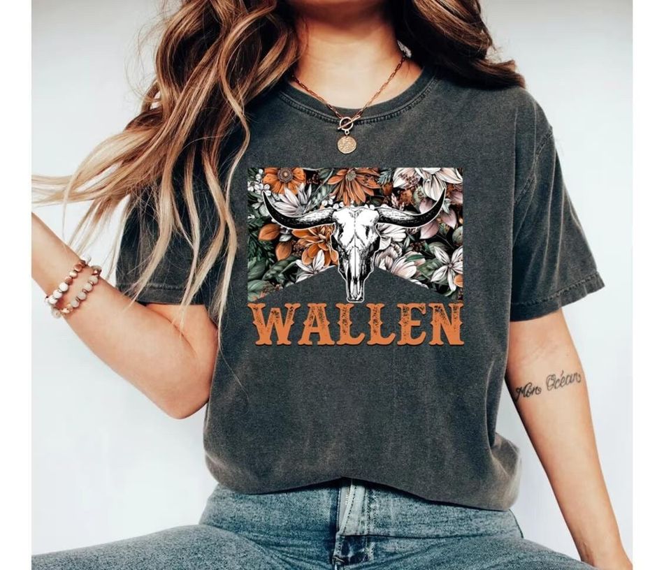 Vintage Wallen Western Tshirt, Wallen Tshirt, Cowgirl Tshirt, Music Tshirt, Fan Western Wallen Shirt