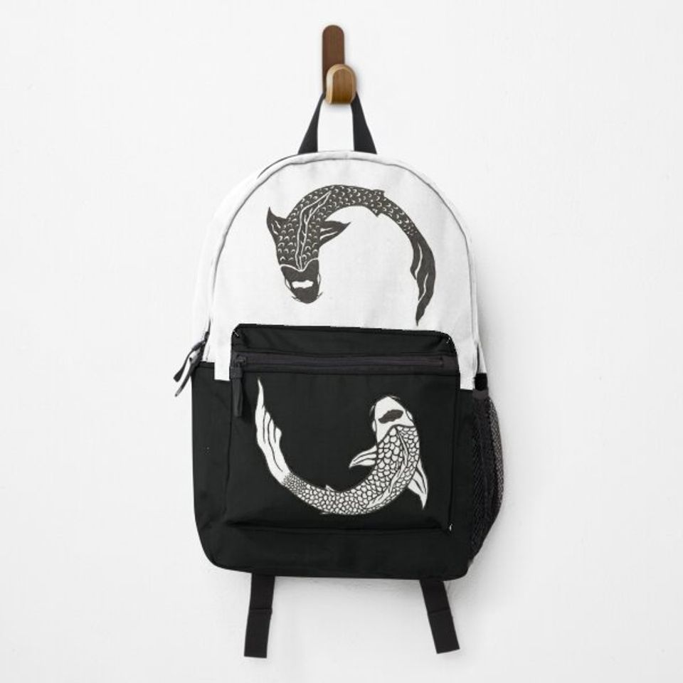 Yin and Yang Koi Fish Backpack