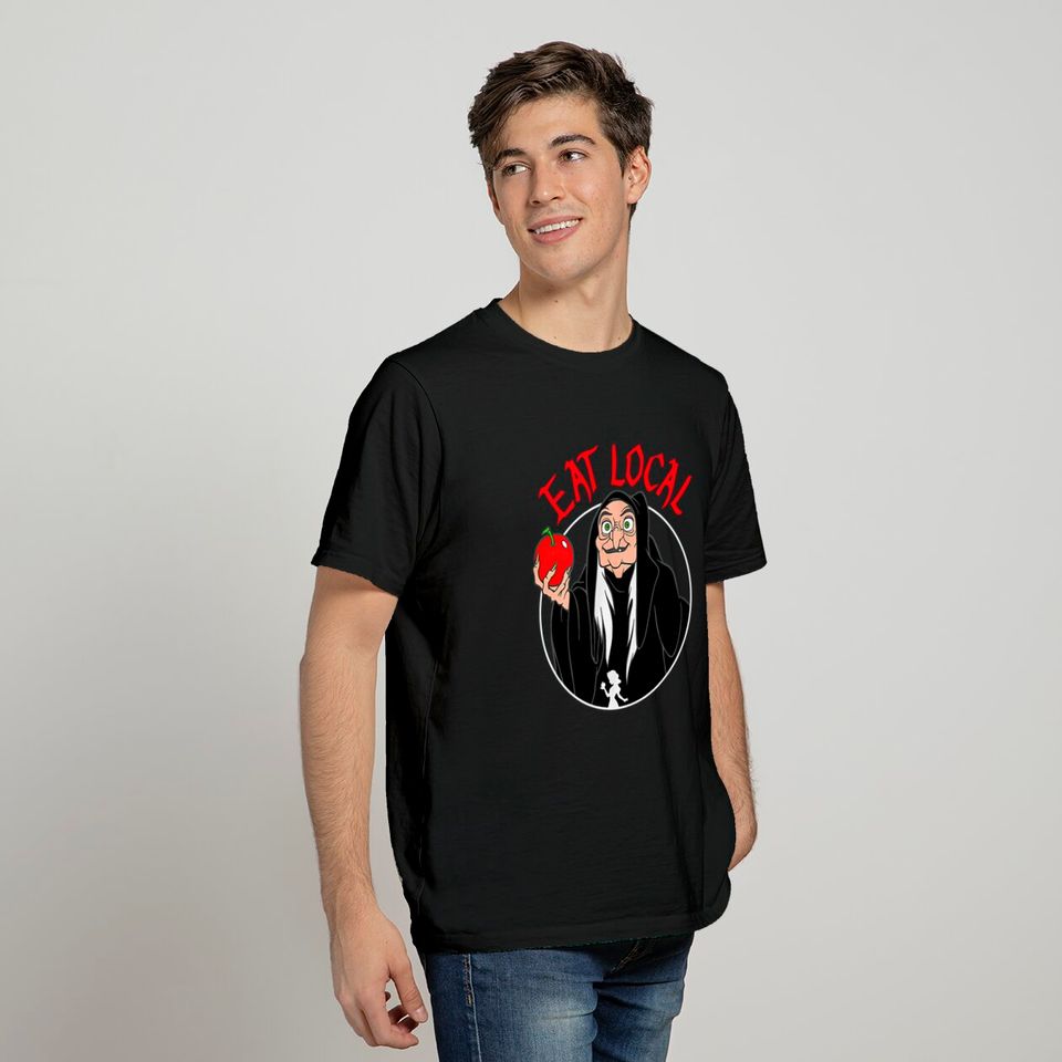 Disney Snow White Witch Poison Apple Eat Local Witch Vacation Disney Shirt