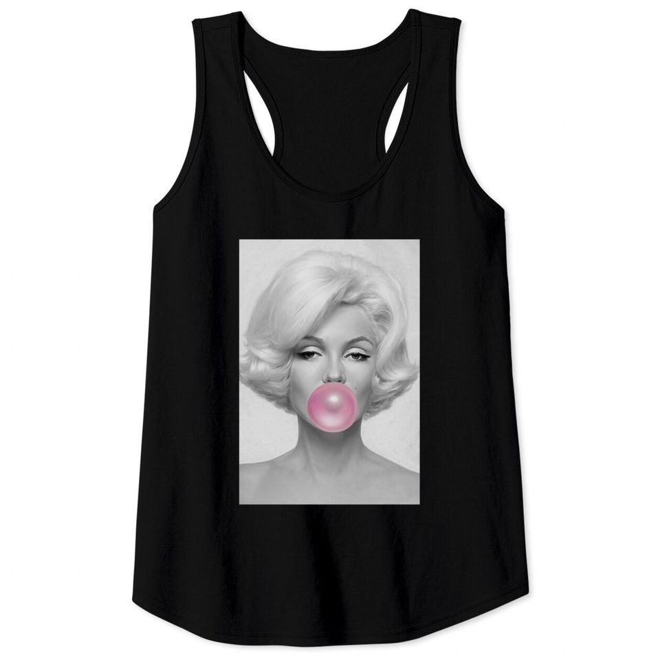 Marilyn Monroe Bubblegum Tank Tops