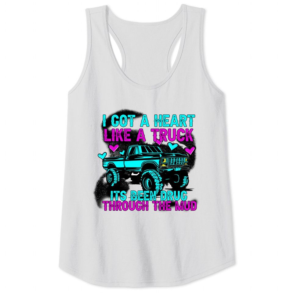 Heart like a truck Lainey Wilson Tank Tops