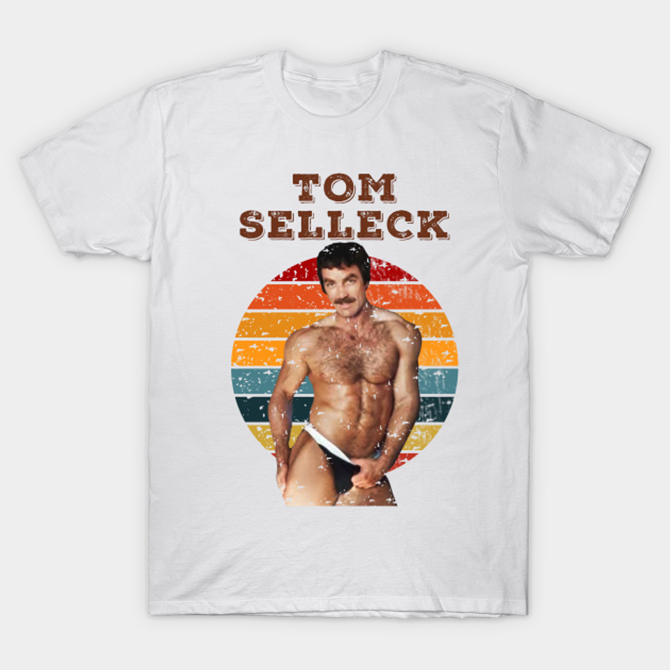 Tom Selleck Sexy Hot 80s - Tom Selleck - T-Shirt