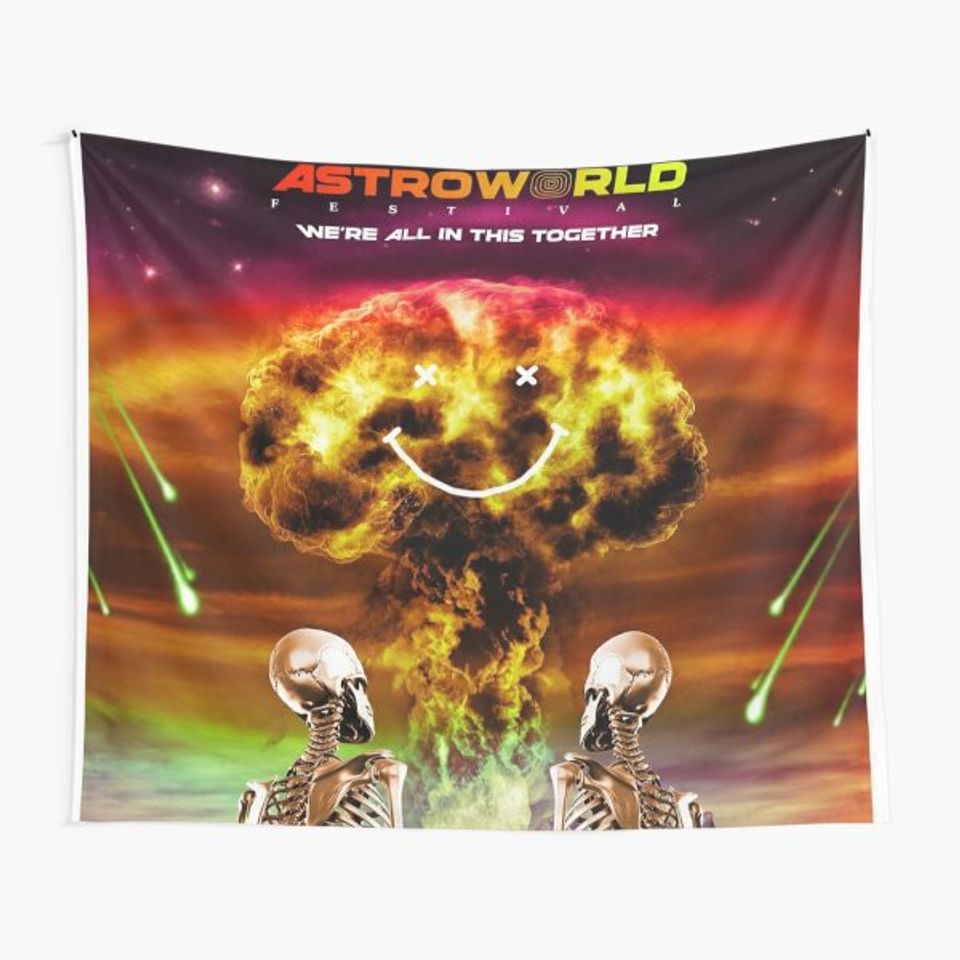 Astro Highest World Travis fan cover Tapestry