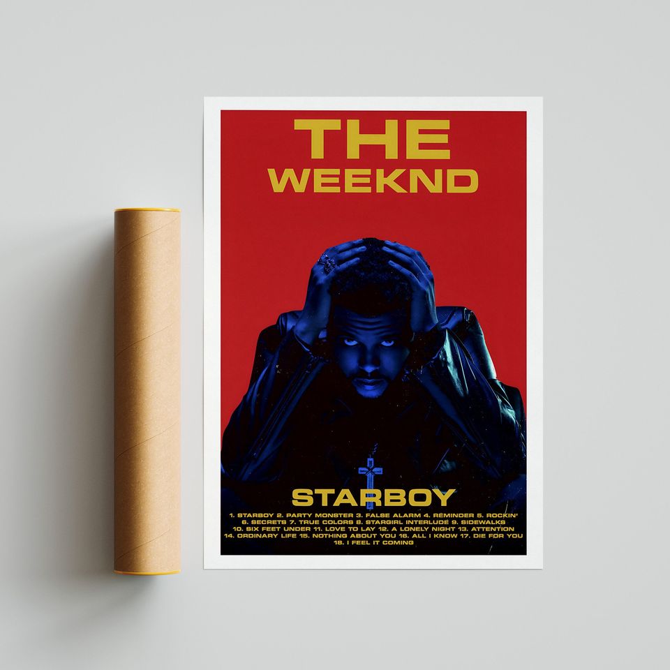 Weeknds - Starboy Album Poster