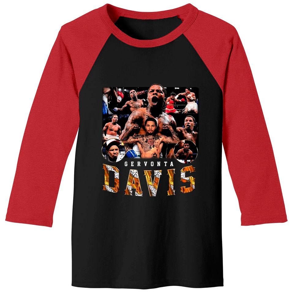 Gervonta Davis Baseball Tees, Boxing Baseball Tees