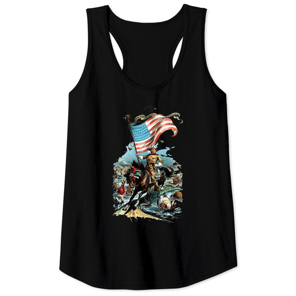 1902 Rough Rider Teddy Roosevelt Tank Tops