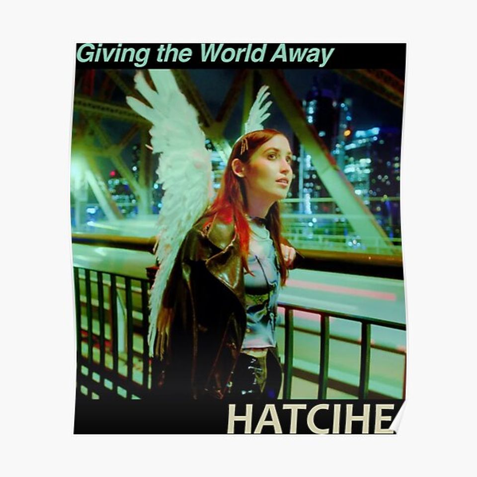 Giving the World Away by Hatchie Premium Matte Vertical Poster