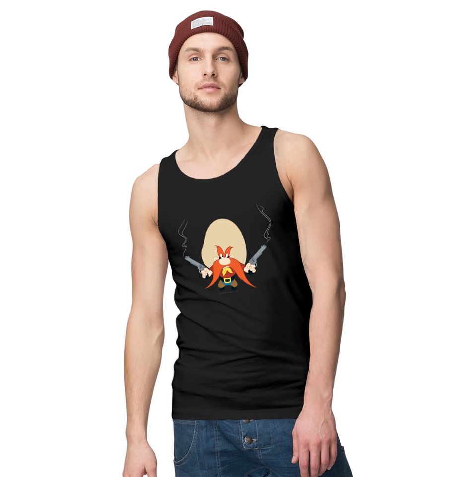 Yosemite Sam Back Off Tank Tops