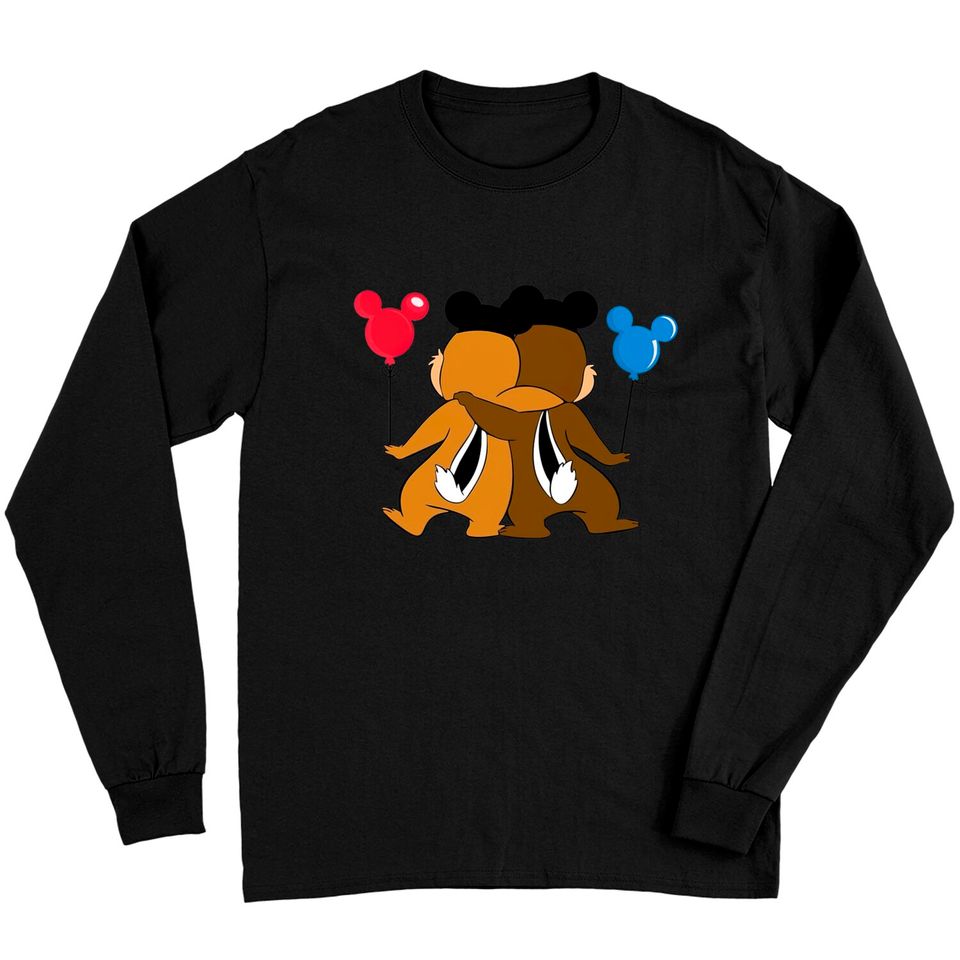 Chip And Dale Friendships   Long Sleeves Long Sleeves Long Sleeves , Chip And Dale Disney Couple Long Sleeves