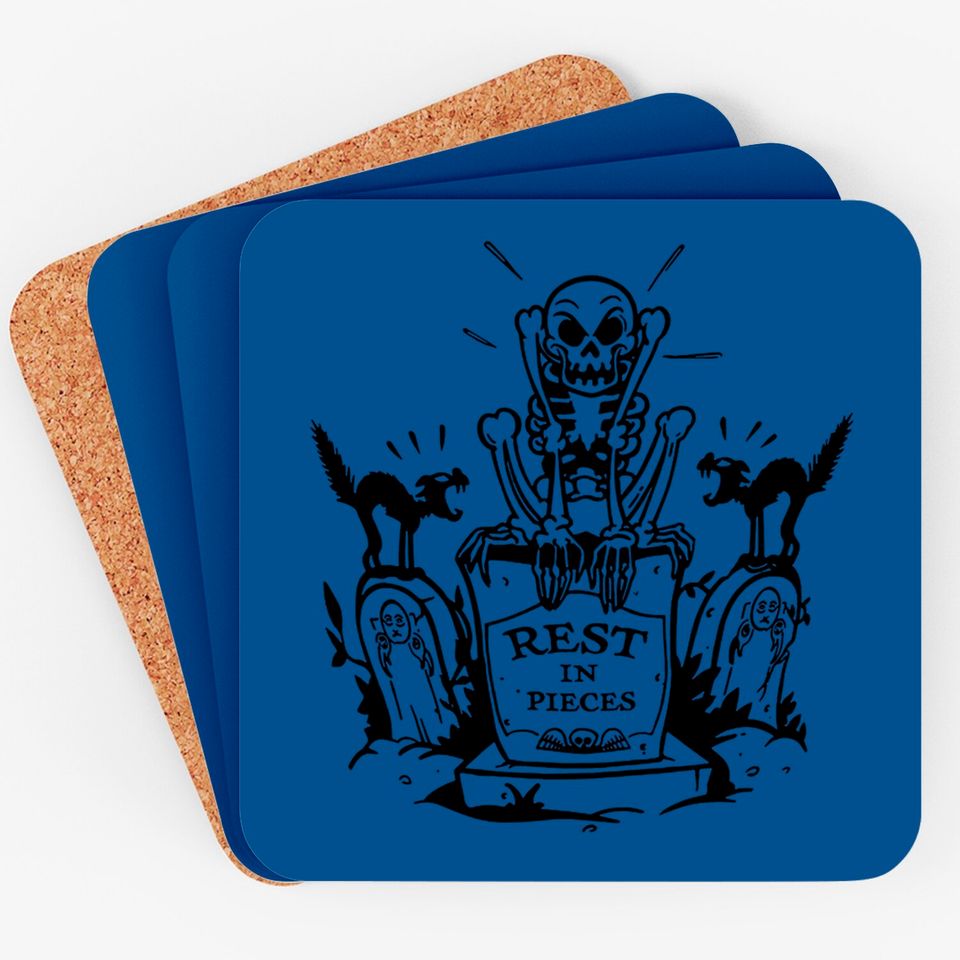Funny Disney Dancing Skeleton Coasters, Silly Symphony 1929 Coasters