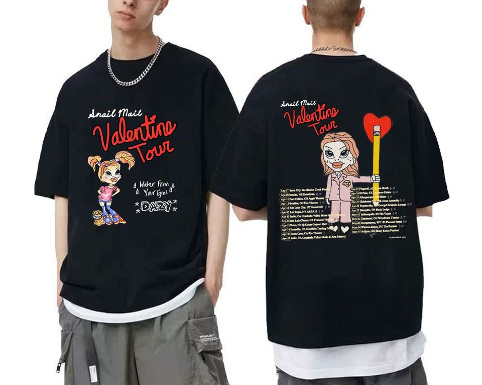 Snail Mail Valentine Tour 2023 Shirt, Music Lover Shirt, Unisex Tee