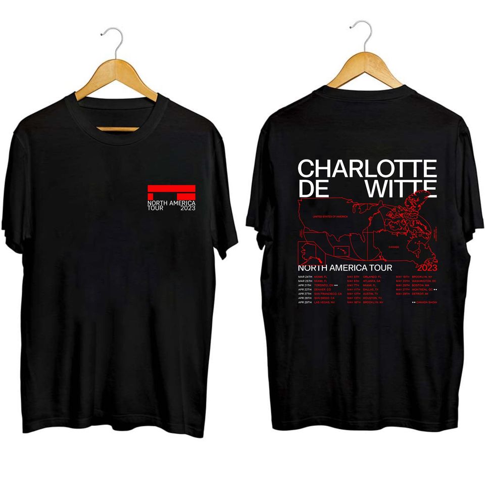 Charlotte de Witte North American Tour 2023 Shirt, Charlotte de Witte Fan Shirt