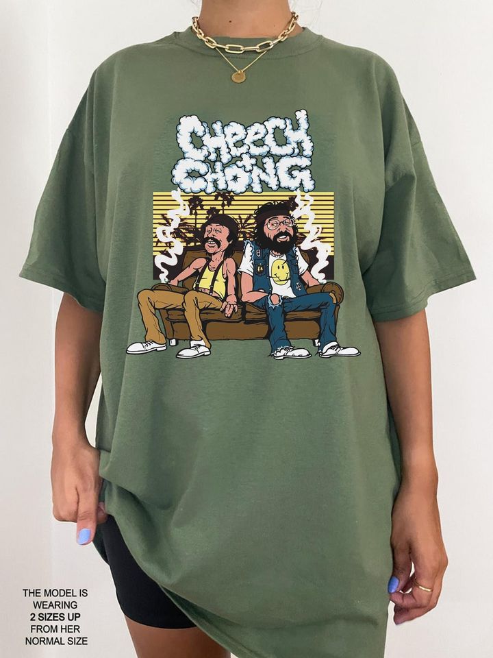 Cheech and Chong Retro Vintage Tee, Cheech and Chong Shirt