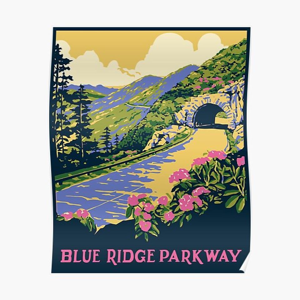 Blue Ridge Parkway Premium Matte Vertical Poster