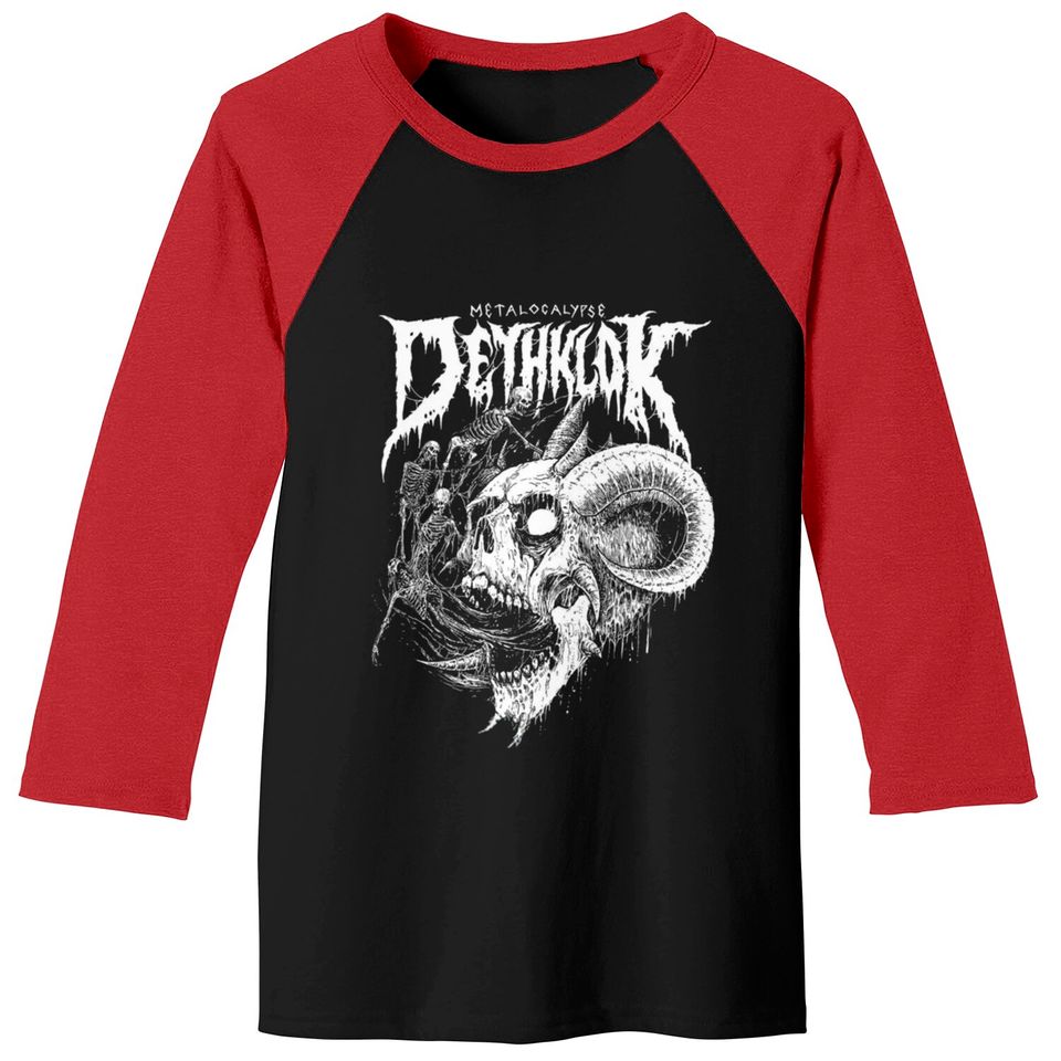 metalocalypse dethklok band Baseball Tees